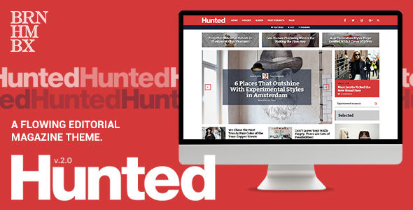 Hunted by Burnhambox (magazine WordPress theme)
