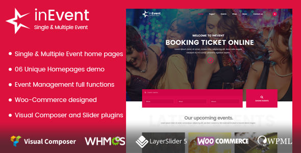 InEvent by Inwavethemes (event & conference WordPress theme)