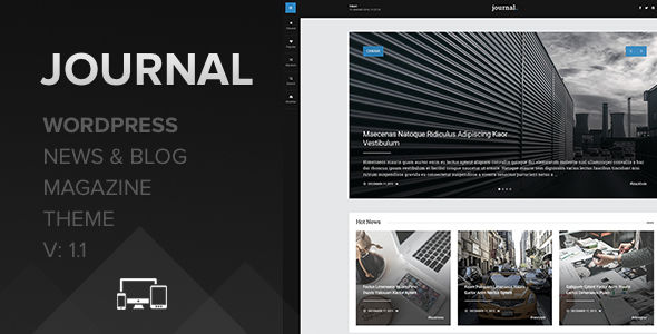 Journal by NillTheme (magazine WordPress theme)