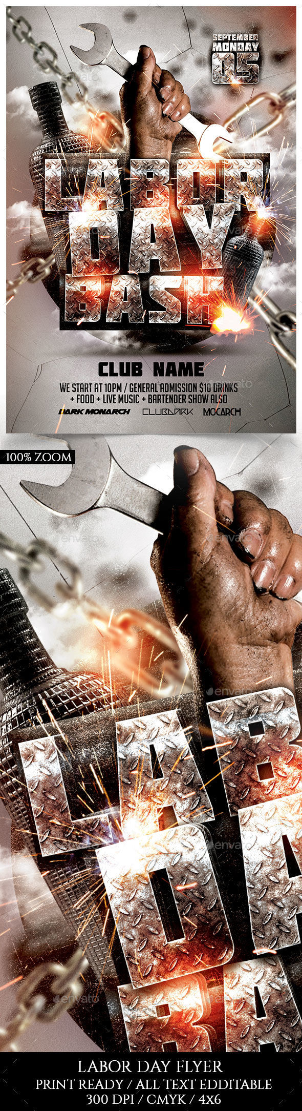 Labor Day by Darkmonarch (Labor Day party flyer)