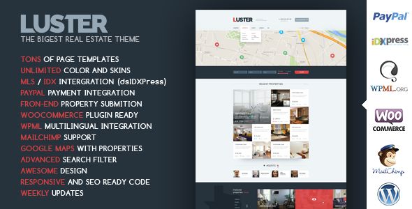 Luster by CRIK0VA (real estate and realtor WordPress theme)