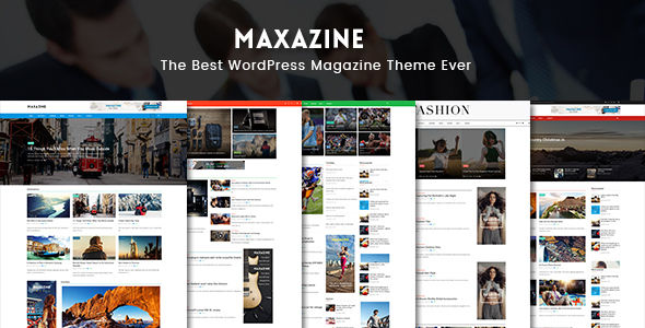 Maxazine by CleverSoft (magazine WordPress theme)