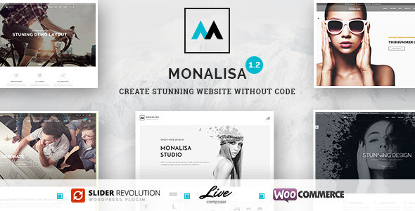 Monalisa by Alenastudio (multi-purpose WordPress theme)