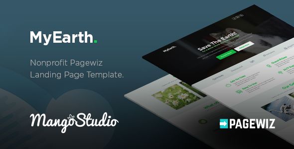 MyEarth by MangoStudio (landing page template for PageWiz)