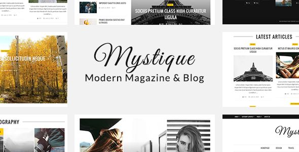Mystique by Kid-themes (magazine WordPress theme)