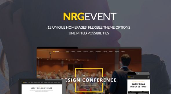 NRGevent by NRGThemes (event & conference WordPress theme)