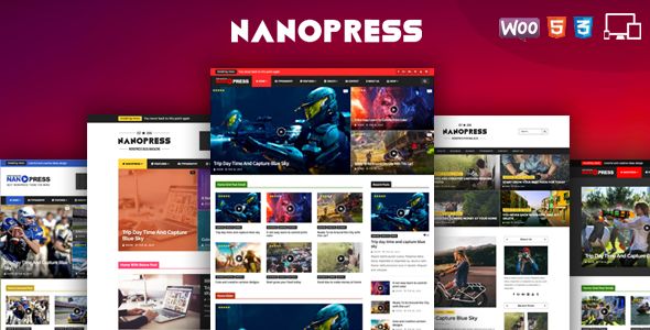 Nanopress by Jellywp (magazine WordPress theme)