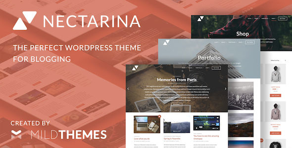 Nectarina by Mildthemes (magazine WordPress theme)