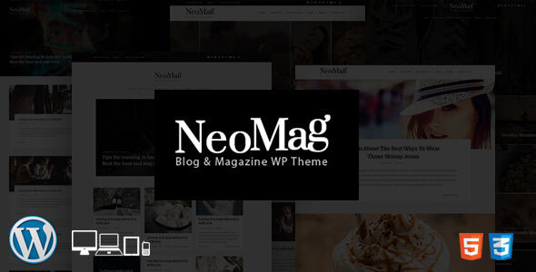 NeoMag by CrunchPress (magazine WordPress theme)