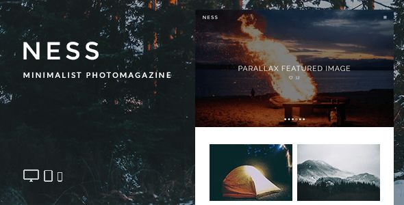 Ness by Codetipi (WordPress theme with infinite scrolling)