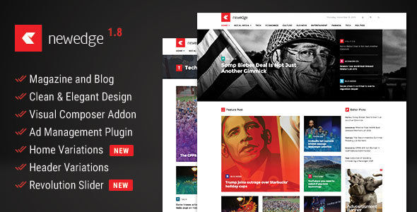 NewEdge by Themeum (magazine WordPress theme)