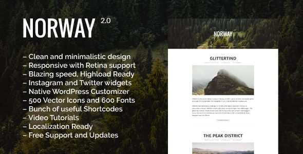 Norway by MajorThemes (magazine WordPress theme)