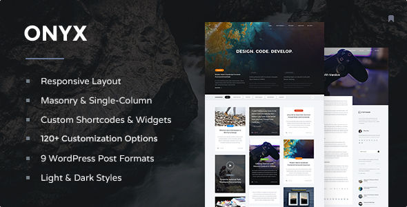 Onyx by EckoThemes (magazine WordPress theme)