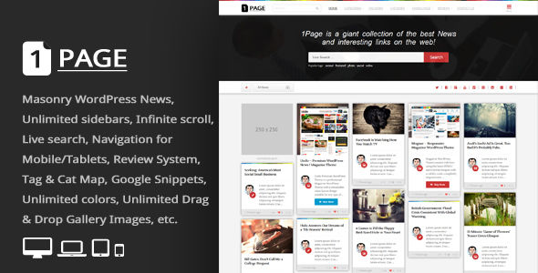 Page by An-Themes (WordPress theme with infinite scrolling)