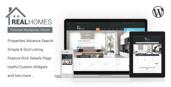 Real Homes by InspiryThemes (real estate and realtor WordPress theme)