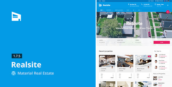 Realsite by Aviators (real estate and realtor WordPress theme)