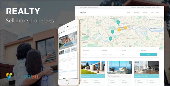 Realty by ThemeTrail (real estate and realtor WordPress theme)