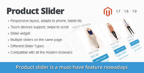 Responsive Magento Product Slider by Nwdthemes (Magento extension)