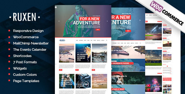 Ruxen by GloriaTheme (magazine WordPress theme)
