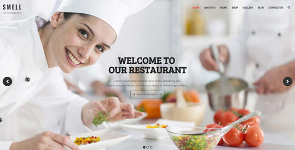 Smell by Kayapati (WordPress theme for bakeries, cafes and food retail stores)