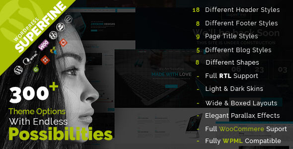 SuperFine by IT-RAYS (multi-purpose WordPress theme)
