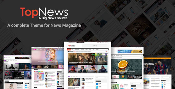 TopNews by Codexcoder (magazine WordPress theme)