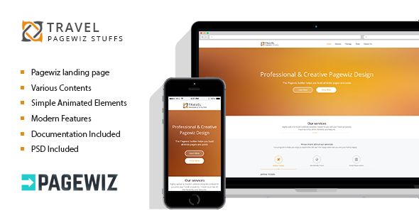 Travel Tour by ExplicitConcepts (landing page template for PageWiz)