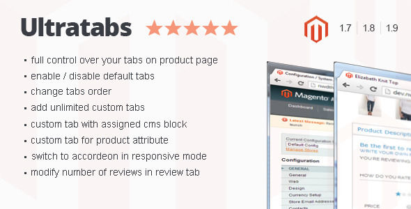 Ultratabs Magento Extension by Nwdthemes (Magento extension)