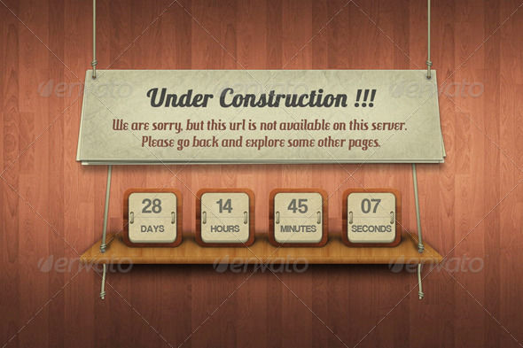 Under Construction by AddtoFavorites (layered 404 page template)