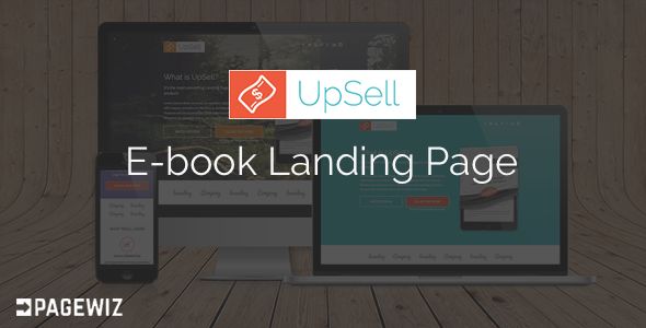 UpSell by Pixelosaur (landing page template for PageWiz)
