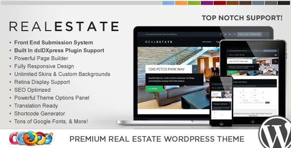 WP Pro Real Estate 6 Responsive WordPress Theme by Contempoinc (real estate and realtor WordPress theme)