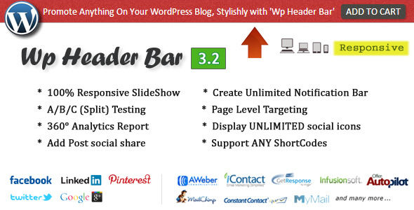 Wp Header Bar by Pixelacehq (WordPress advertising plugin)