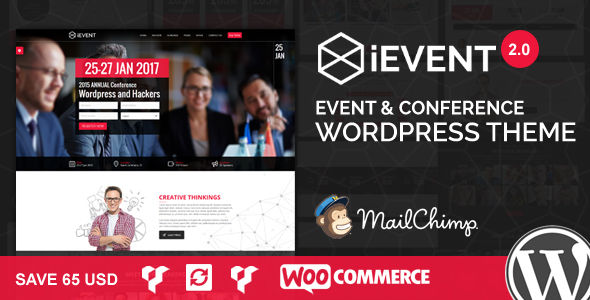 IEvent by Janxcode (event & conference WordPress theme)