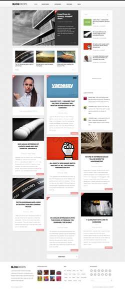 Blogdrops - Infinite Blogging Theme