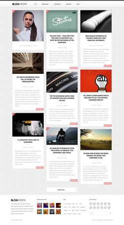 Blogdrops - Infinite Blogging Theme