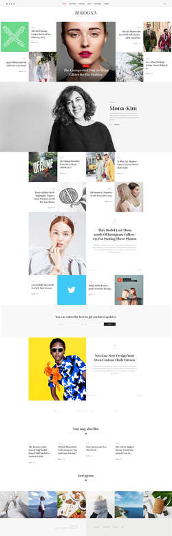 Bologna - Magazine Blog WordPress Theme - Responsive