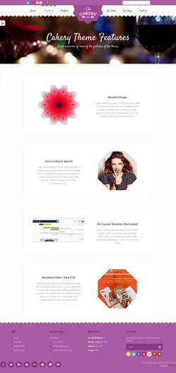 Cakery - Cake WordPress Theme