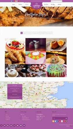 Cakery - Cake WordPress Theme