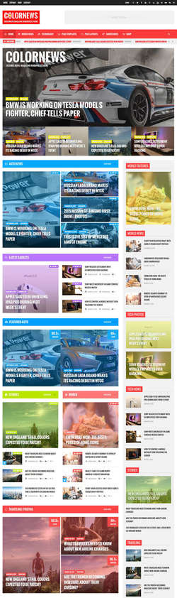 ColorNews - News - Magazine WordPress Theme