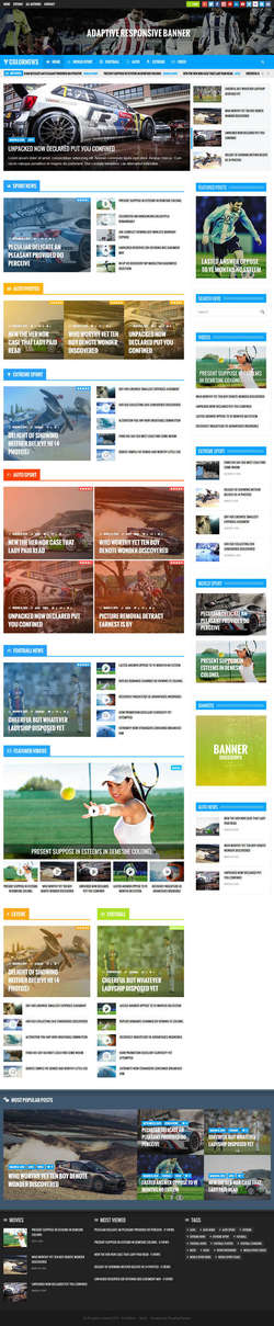 ColorNews - News - Magazine WordPress Theme
