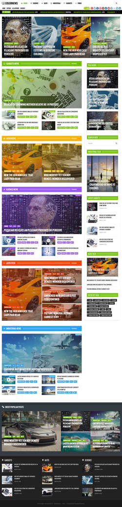 ColorNews - News - Magazine WordPress Theme