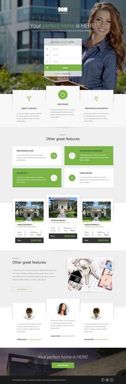 DOM - Real Estate Pagewiz Landing Page