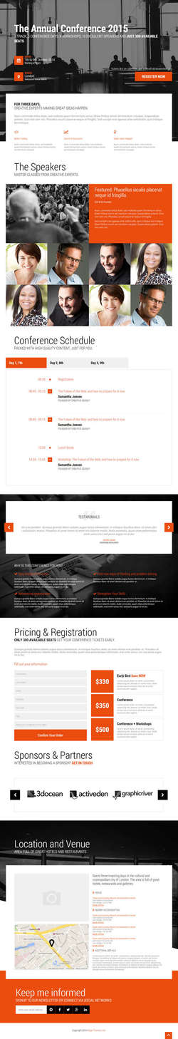 Event - Conference - Event WordPress Theme