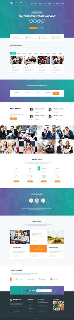 Event Time - Conference - Event WordPress Theme