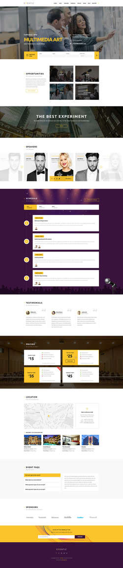 Eventiz - Conference Event Responsive WordPress Theme