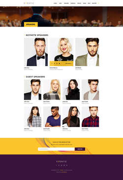 Eventiz - Conference Event Responsive WordPress Theme