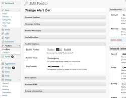 Foobar - WordPress Notification Bars