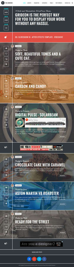 Grideon - Responsive Creative WordPress Theme