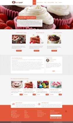 Justshop - Cake WordPress Theme