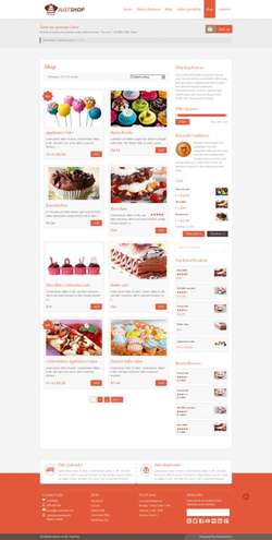 Justshop - Cake WordPress Theme